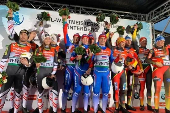 Россияне завоевали три медали на чемпионате мира по санному спорту