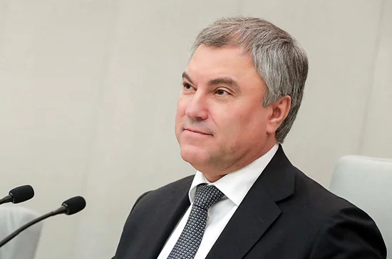 Володин ответил на вопрос о планах участвовать в избирательной кампании