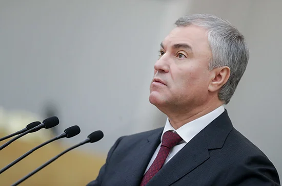 Володин: за призывы ввести санкции против России нужно жёстко наказывать