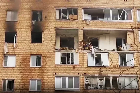 Взрыв прогремел в девятиэтажке в Химках