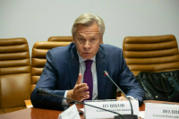 Пушков оценил заявление Столтенберга о принципе «сдерживания и диалога» с Россией