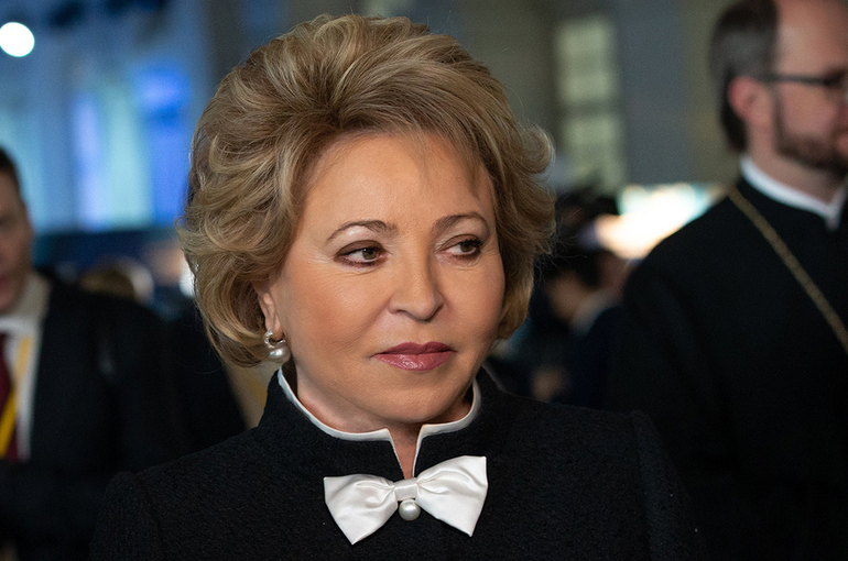 Матвиенко: фракции обещали придерживаться гендерного равенства при составлении партийных списков