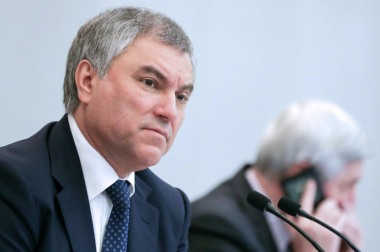 Вячеслав Володин прибыл в Таджикистан