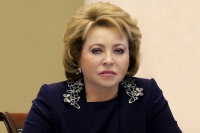 Матвиенко выразила соболезнования в связи с последствиями наводнений в Бельгии