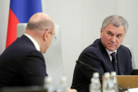 Володин и Мишустин ознакомились с ходом строительства инфекционной больницы в Саратове 