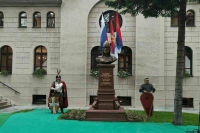 В Белграде открыли бюст Александру Невскому