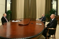 Путин назвал переговоры с Алиевым и Пашиняном в Сочи конструктивными