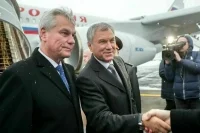 Володин прибыл в Минск на парламентское заседание Союзного государства