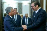 Володин поздравил Вучича с победой на президентских выборах