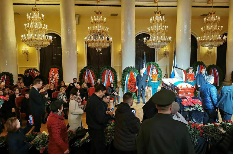 В Москве прощаются с Владимиром Жириновским