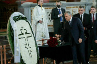 На отпевание Жириновского приехал Володин