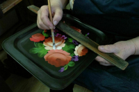 Жостовский поднос: лучшая пара для самовара