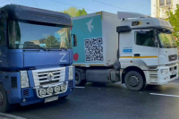 Водитель рассказал об обстрелах при доставке гумпомощи из Подмосковья в Донецк