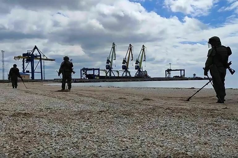 Территорию Мариупольского порта разминировали