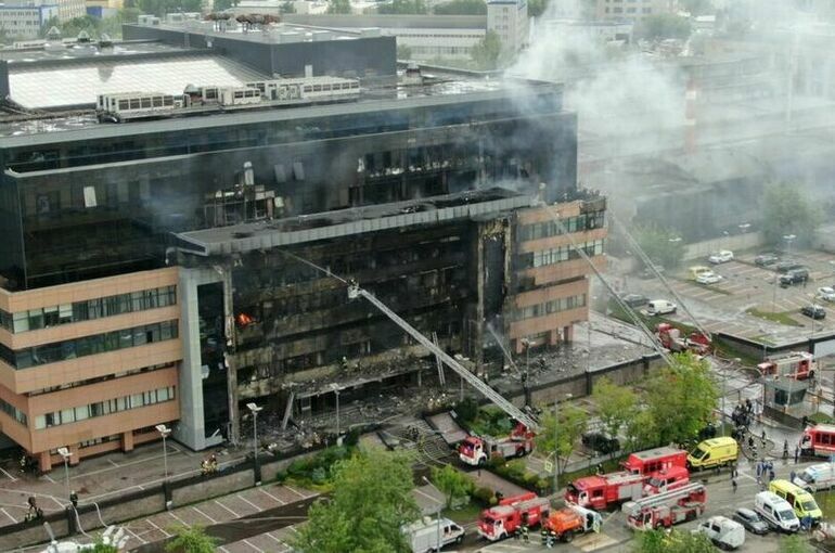 Два человека пострадали при пожаре в &laquo;Гранд Сетунь плаза&raquo;