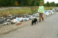 За мусор в неположенном месте хотят отбирать трактор