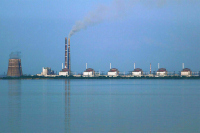 В Запорожской области потушили пожар на АЭС, атакованной дронами-камикадзе 