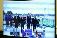 Путин отметил мужество российских строителей, помогающих восстанавливать Донбасс