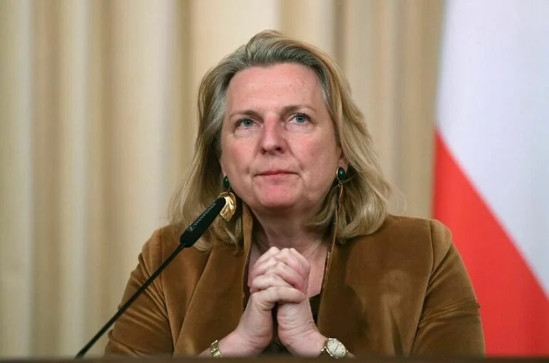 Экс-глава МИД Австрии проиллюстрировала «визит» делегации ЕС к Путину картиной Серова