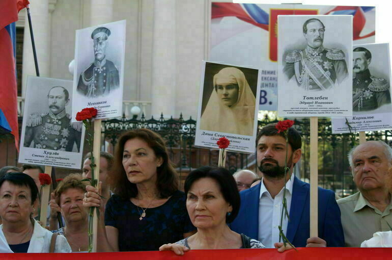 В Симферополе открыли новые памятные знаки героям Крымской войны