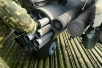 Экипаж Ми-35 уничтожил колонну бронетанковой техники под Изюмом