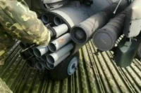 Экипаж Ми-35 уничтожил колонну бронетанковой техники под Изюмом