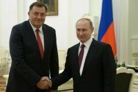 Лидер боснийских сербов поздравил Путина с юбилеем