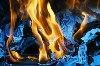 В здании УВД на западе Москвы произошел пожар