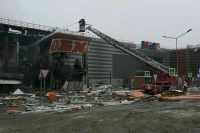 СК предварительно назвал причиной пожара в «Меге» нарушение правил сварочных работ