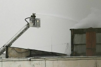 Пожар на складе на северо-востоке Москвы потушен