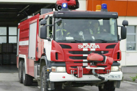 Строительный рынок загорелся на Киевском шоссе