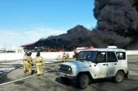 В Нижегородской области загорелся нефтеперерабатывающий завод