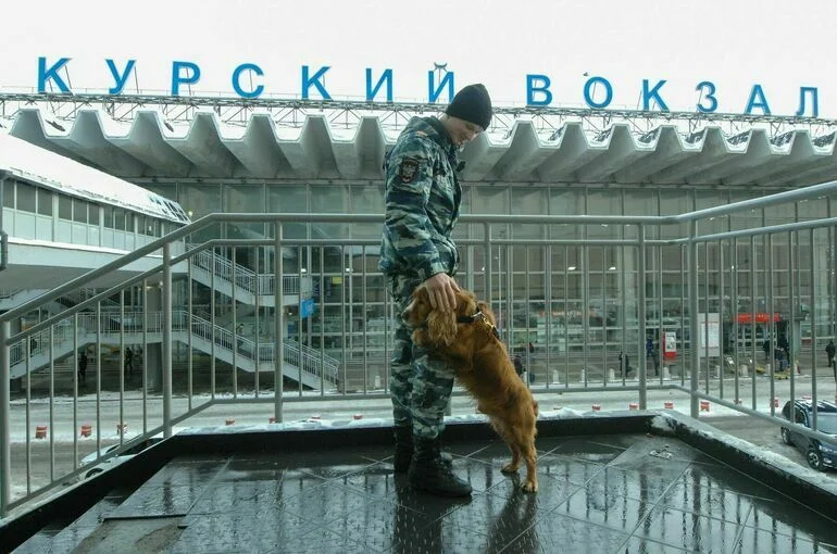 На Курском вокзале задержали мужчину с двумя противопехотными минами