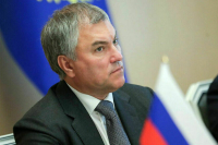 Володин назвал отмену на Украине Дня Победы подлостью