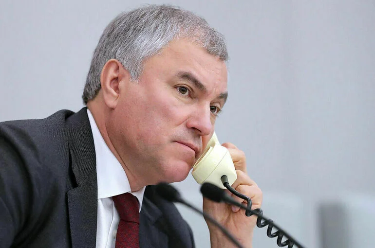Володин провел разговор с Шентопом