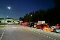 На границе Грузии с Россией образовалась пробка