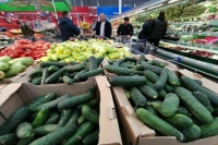 В России за неделю подорожали огурцы и бананы