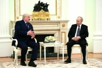 В Кремле назвали содержательными переговоры Путина и Лукашенко 