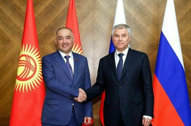 Володин встретился со спикером киргизского парламента