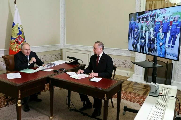 Путин открыл трамвайное движение в Мариуполе