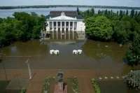 Эколог сообщил, что в районе Каховской ГЭС произошла экокатастрофа