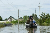Откачивать воду в Новой Каховке начнут 8 июня