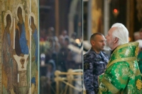 Сроки реставрации иконы «Троица» могут оказаться больше ожидаемых