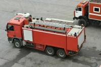 В Ростовской области потушили пожар на рынке