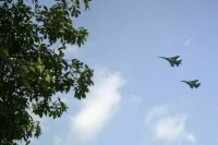 Российские Су-27 сопроводили два британских истребителя над Черным морем