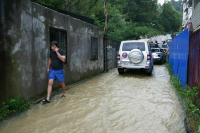 В поселке Мирный в Краснодарском крае ввели режим ЧС из-за ливней