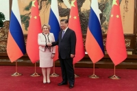 Валентина Матвиенко передала привет Си Цзиньпину от Владимира Путина