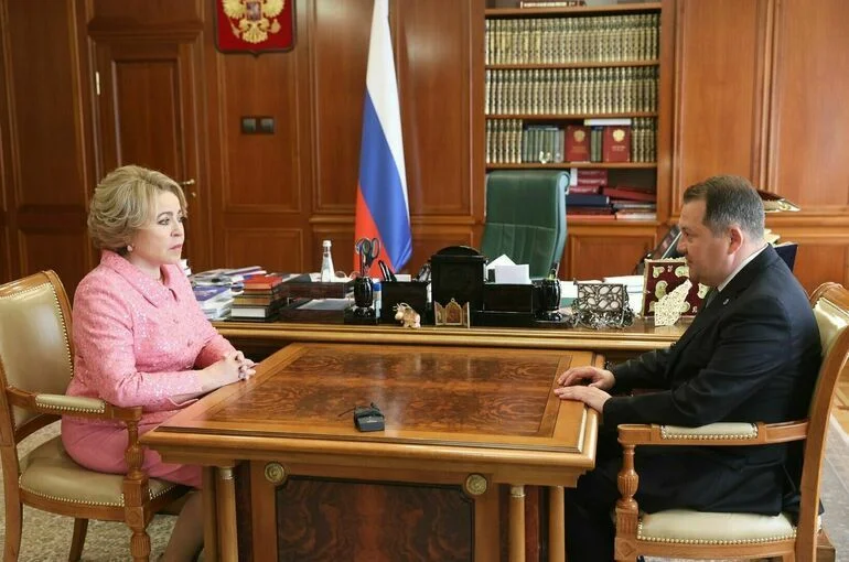 Глава Тамбовской области рассказал Матвиенко о росте доходов бюджета региона