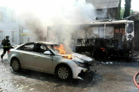 При обстреле центра Донецка погиб один человек