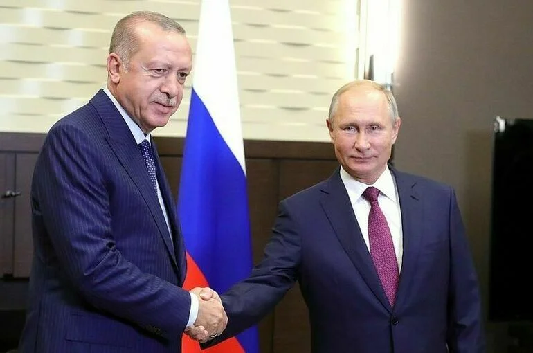 Эрдоган поблагодарил Путина за помощь в тушении пожаров
